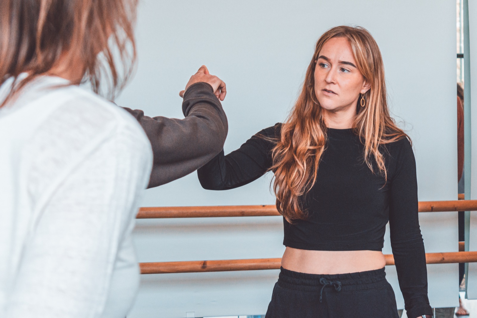 Dansworkshop in de studio
